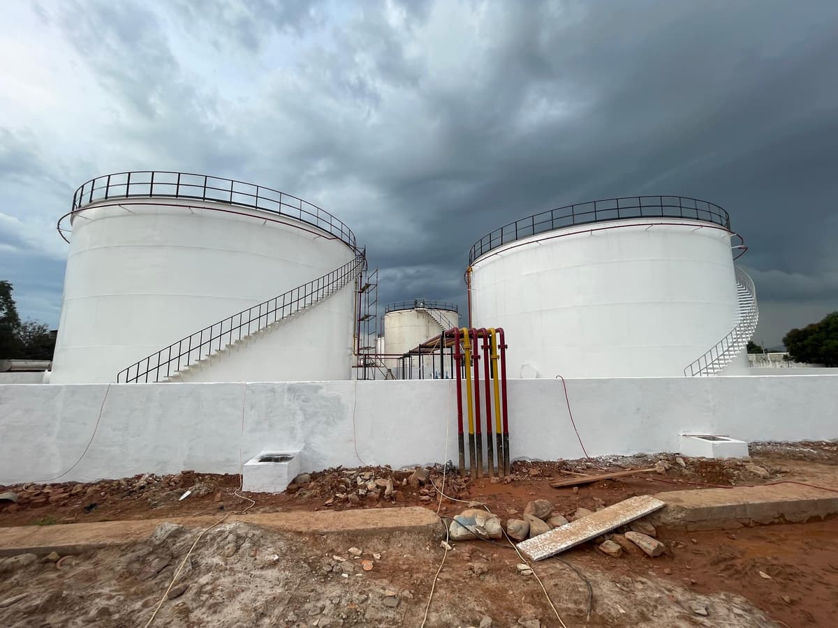 Design, Fabrication and Erection of Vertical Tanks for Jet A-1 plus Diesel and water Tank